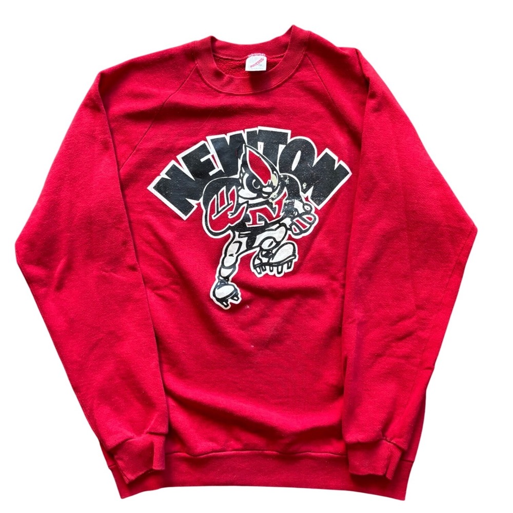 Vintage 80's Newton High School Breakthrough Cardinals Football Size XL